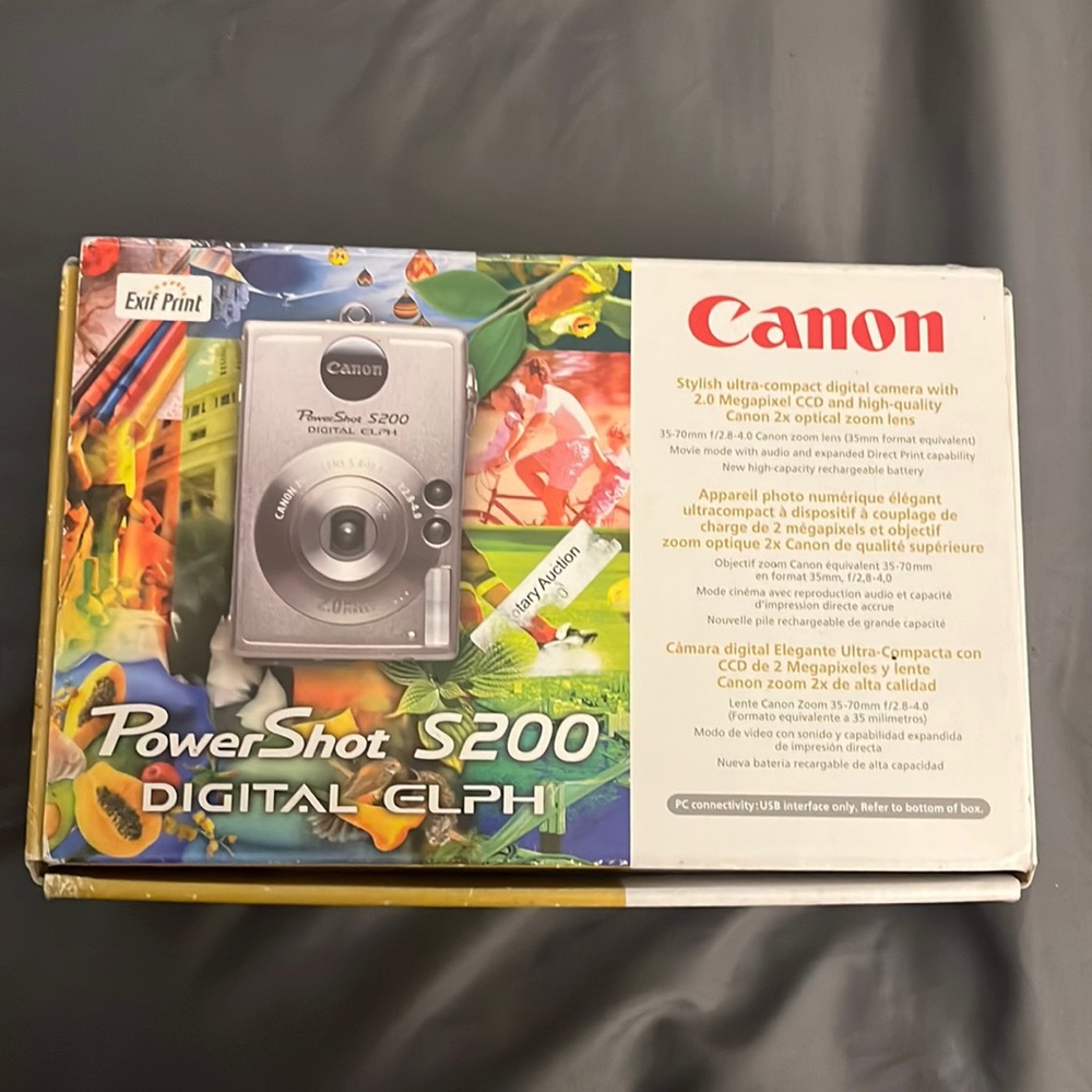 Canon Powershot S200 Digital Elph